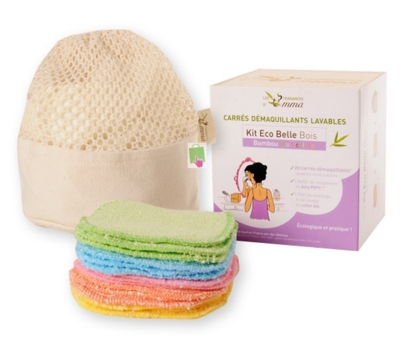 Carrés démaquillants réutilisables
